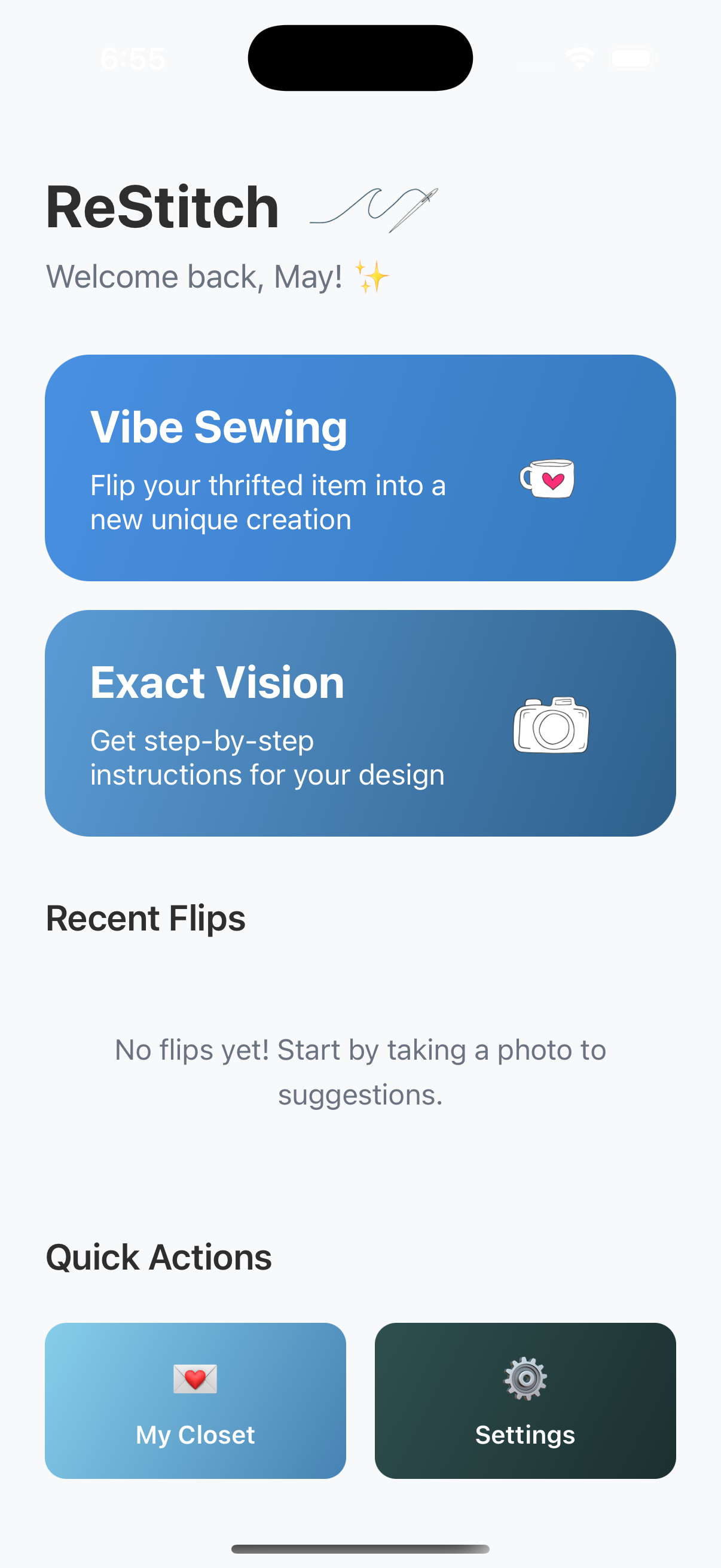 ReStitch App Screenshot